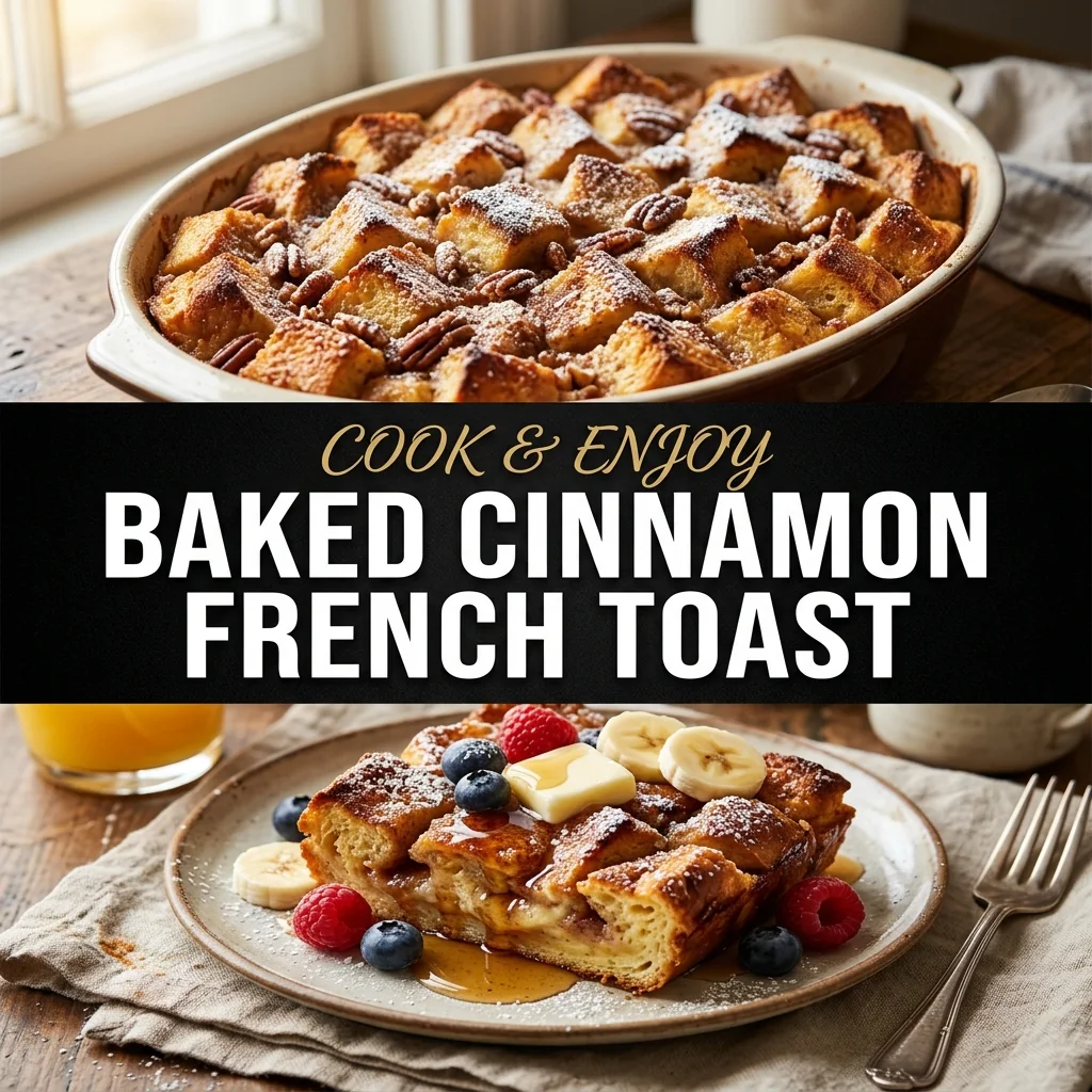 Baked Cinnamon French Toast recipe poster