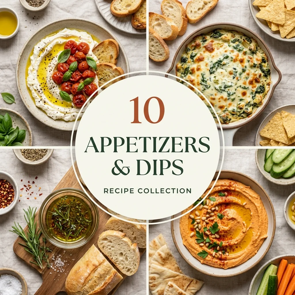 Appetizers & Dips — 10 recipe ideas