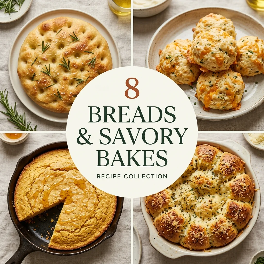 Breads & Savory Bakes — 8 recipe ideas