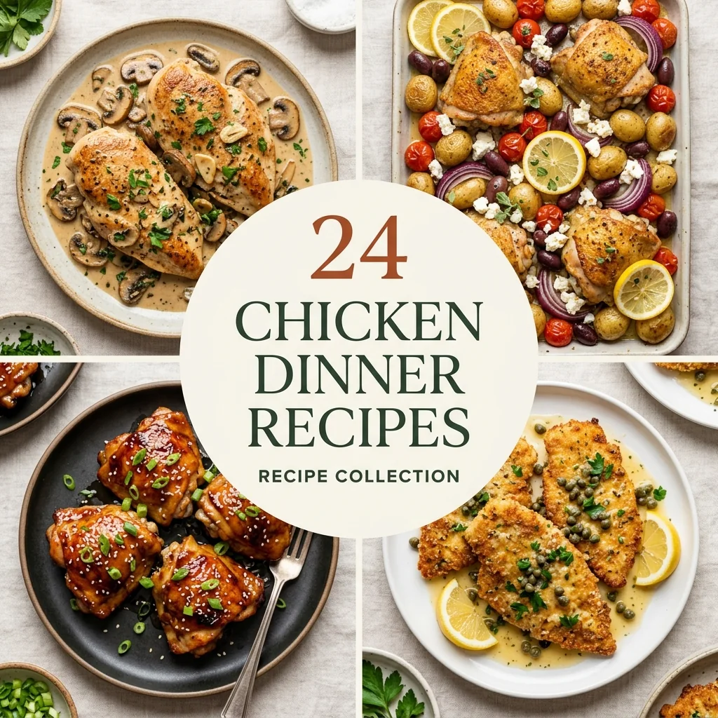 Chicken Dinner Recipes — 24 recipe ideas