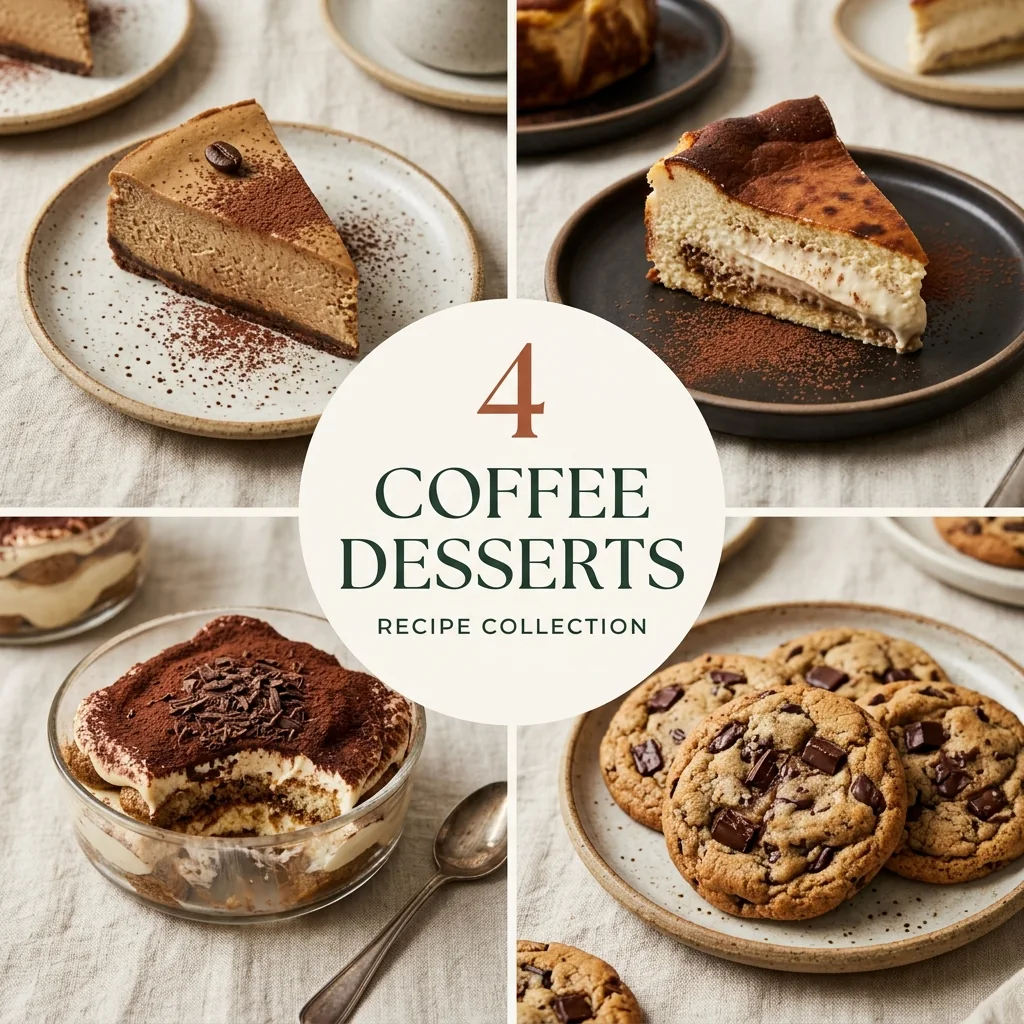 Coffee Desserts — 4 recipe ideas