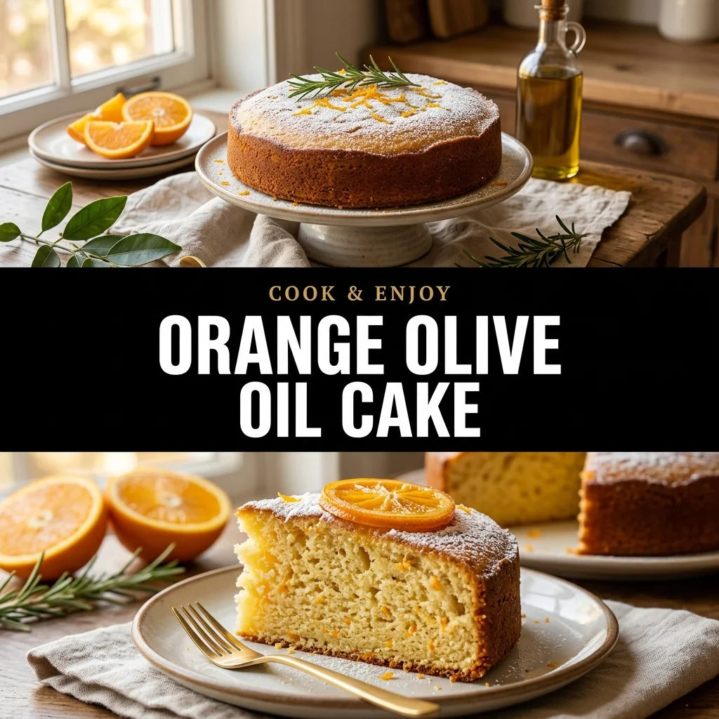 Orange Olive Oil Cake recipe poster